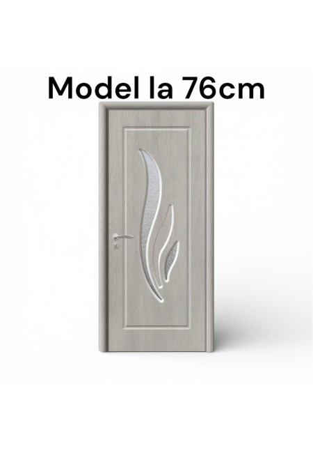 Usa de interior din mdf. gri deschis, K113-S1, Reversibila