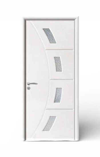 Usa de interior din mdf, alb. U048-S5, Reversibila