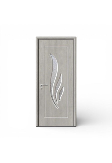Usa de interior din mdf, gri deschis, 200x96, Reversibila