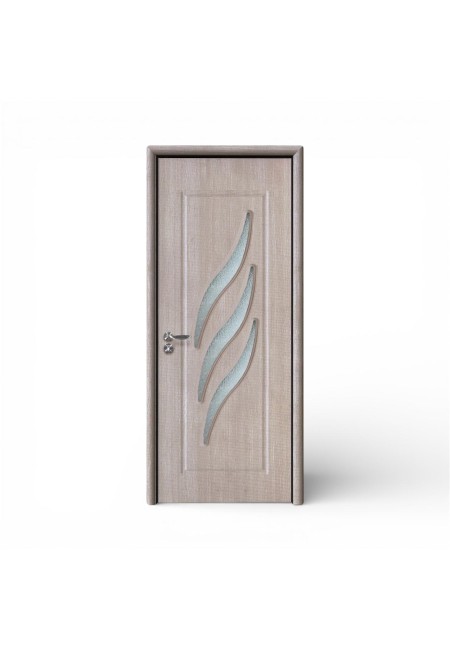 Usa de interior din mdf, bej, K113-S8, Reversibila