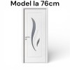 Usa de interior din mdf, alb, K113-S5, Reversibila