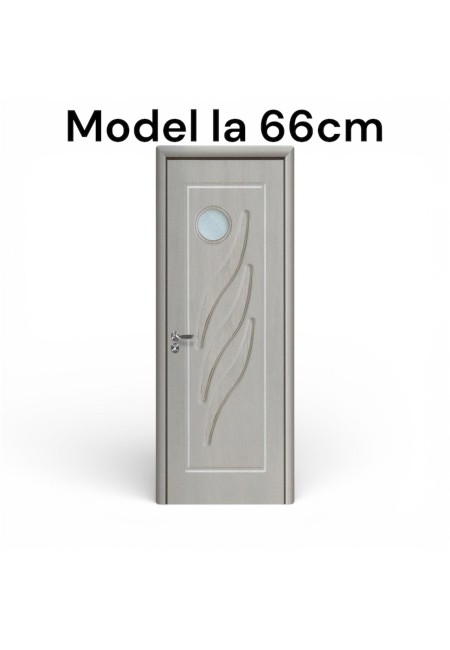 Usa de interior din mdf. gri deschis, K113-S1, Reversibila