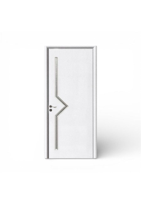 Usa de interior din mdf, alb, K124-S5, Reversibil
