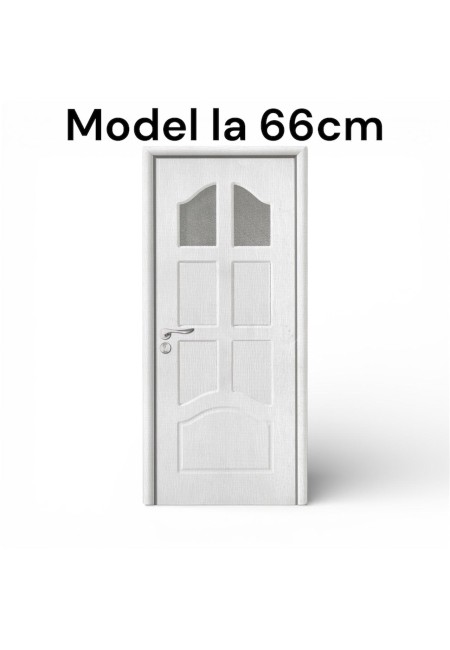 Usa de interior din mdf, alb, K093-S5, Reversibila