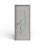 Usa de interior din mdf, gri deschis, K113-S1, Reversibila