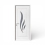Usa de interior din mdf, alb, K113-S5, Reversibila