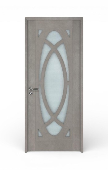 Usa de interior  din mdf, gri inchis, K099-S10, Reversibila