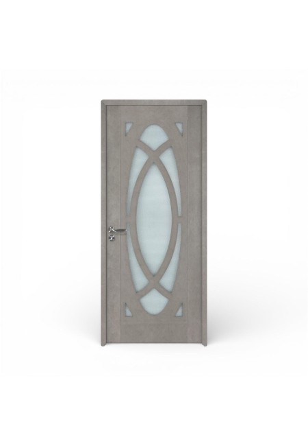 Usa de interior  din mdf, gri inchis, K099-S10, Reversibila