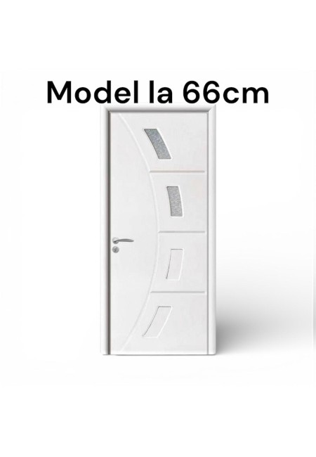 Usa de interior din mdf, alb. U048-S5, Reversibila