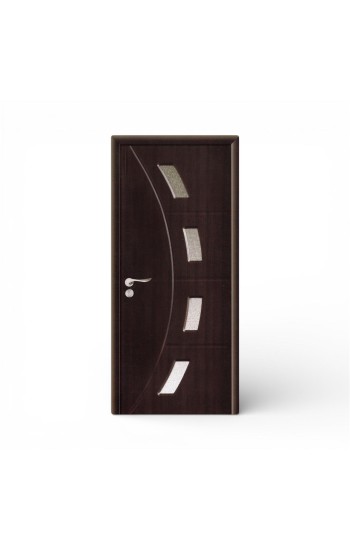 Usa de interior din mdf, wenge, U048-S6, Reversibila