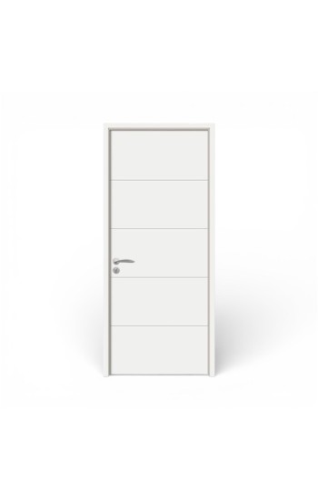 Usa de interior din mdf, alb, H21-A1, Reversibila