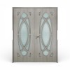 Usa de interior DUBLA, gri deschis, K099-S1, 203x146