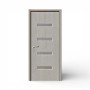 Usa de interior din mdf, gri deschis, U074-S1, Reversibila