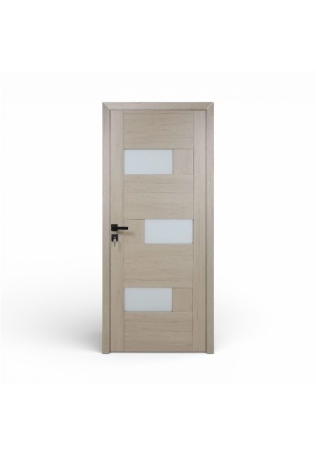 Usa de interior din lemn, bej, G6-X, Reversibila