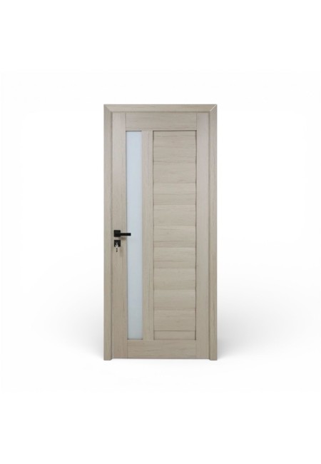 Usa de interior din lemn, gri deschis, G4-X, Reversibila