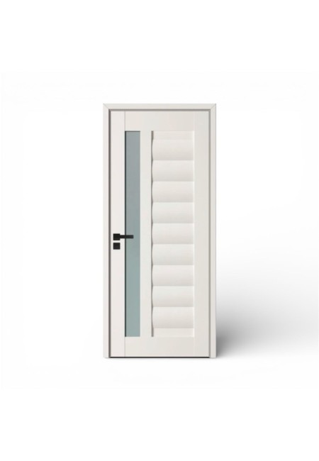 Usa de interior din lemn, crem, G4-E, Reversibila