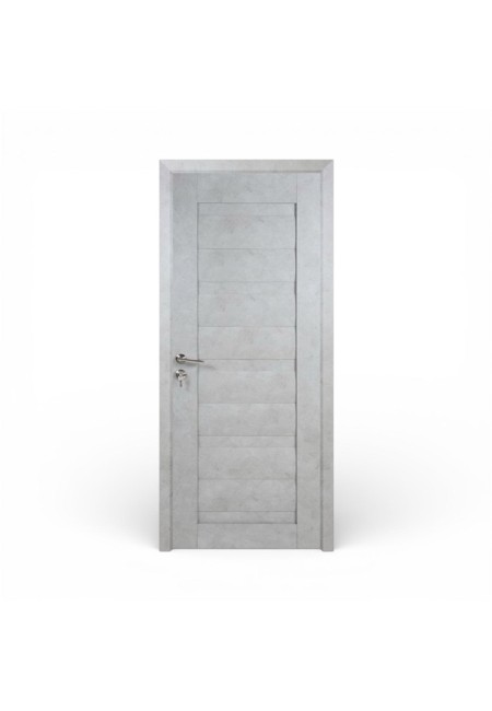 Usa de interior din lemn, gri ciment, G2-C, Reversibila