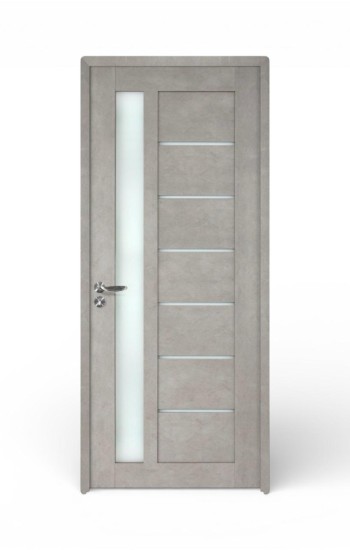 Usa de interior din mdf, gri inchis, U018-S10, Reversibila