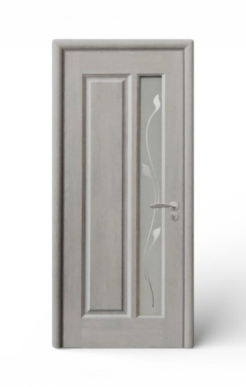 Usa de interior din mdf, gri deschis, U016-S1, Reversibila
