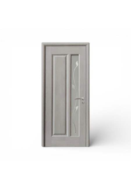 Usa de interior din mdf, gri deschis, U016-S1, Reversibila