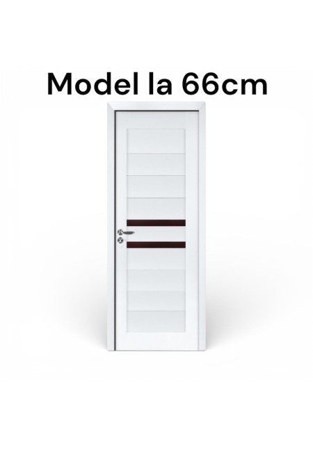 Usa de interior din mdf, alb, U003-S5, Reversibila