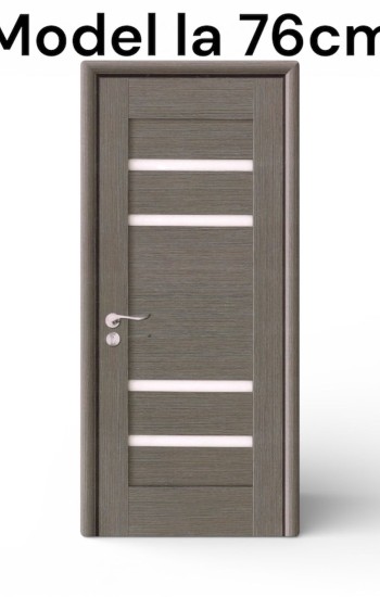 Usa de interior din mdf, gri, U003-UC, Reversibila