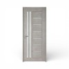 Usa de interior din mdf, gri inchis, U017-S10, Reversibila