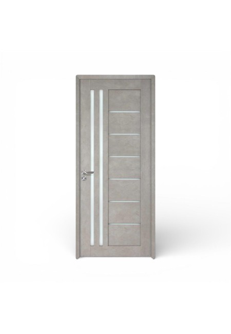 Usa de interior din mdf, gri inchis, U017-S10, Reversibila