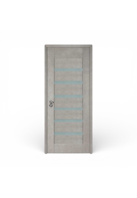 Usa de interior din mdf, gri inchis, U003-S10, Reversibila