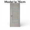 Usa de interior din mdf, gri inchis, U003-S10, Reversibila
