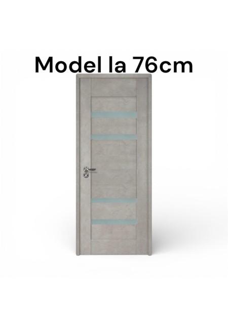 Usa de interior din mdf, gri inchis, U003-S10, Reversibila