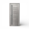 Usa de interior din mdf, gri deschis, U018-S1, Reversibila