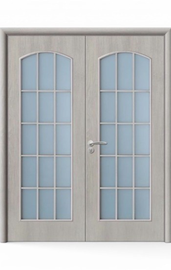 Usa de interior din mdf, DUBLA, gri deschis, X11-S1, 203x146