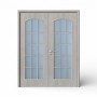 Usa de interior din mdf, DUBLA, gri deschis, X11-S1, 203x146