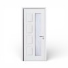 Usa de interior din mdf, alb, U014-UE, Reversibila