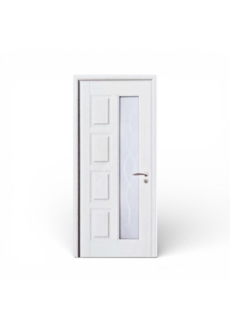 Usa de interior din mdf, alb, U014-UE, Reversibila