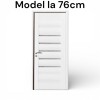 Usa de interior din mdf, alb, U015-UE, Reversibila