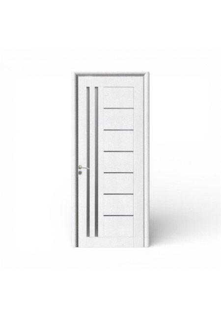 Usa de interior din mdf, alb, U017-S5, Reversibila