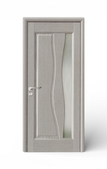 Usa de interior din mdf, gri deschis, U002-S1, Reversibila 