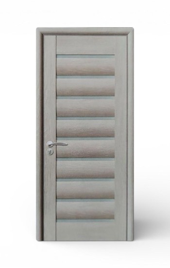 Usa de interior din mdf, gri deschis, U015-S1, Reversibila