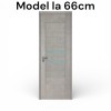 Usa de interior din mdf, gri inchis, U003-S10, Reversibila