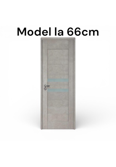 Usa de interior din mdf, gri inchis, U003-S10, Reversibila