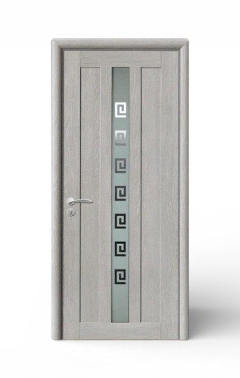 Usa de interior din mdf, gri deschis, U013-S1, Reversibila