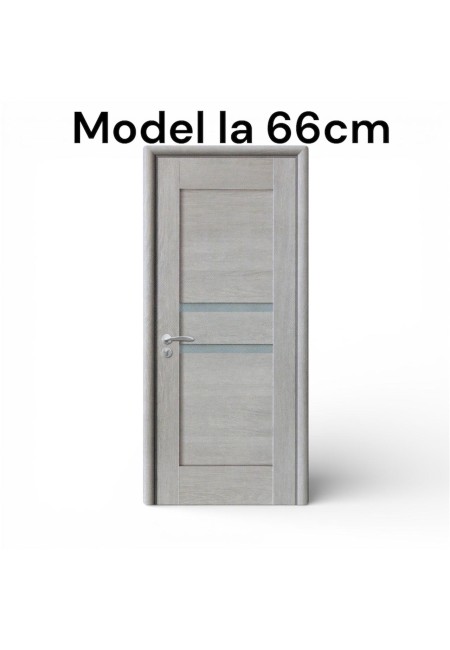 Usa de interior din mdf, gri deschis, U003-S1, Reversibila