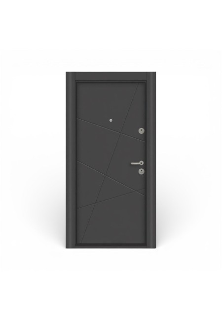 Usa metalica de apartament cu toc îmbrăcat si izolatie S15