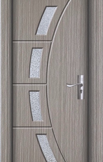 Usa de interior din MDF cu geam, GRI YIMCA Y508G, stanga/dreapta, 203 x 76 cm