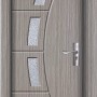 Usa de interior din MDF cu geam, GRI YIMCA Y508G, stanga/dreapta, 203 x 86 cm