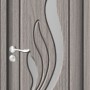 Usa de interior din MDF cu geam, GRI YIMCA Y310G, stanga/dreapta, 203 x 76 cm