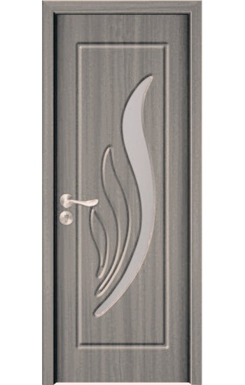 Usa de interior din MDF cu geam, GRI YIMCA Y310G, stanga/dreapta, 203 x 66 cm