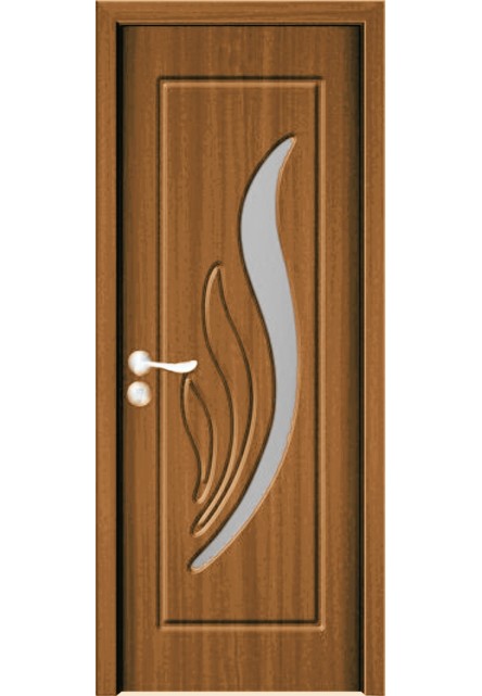 Usa de interior din MDF cu geam, STEJAR DESCHIS  YIMCA Y310H, stanga/dreapta, 203 x 66 cm